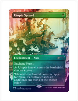 1x Utopia Sprawl, Secret Lair Foil, Magic the Gathering MTG NM - Image 1