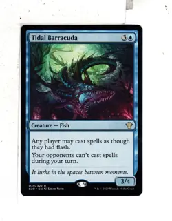 MTG SkeenAB Tidal Barracuda from Commander 2020. NM. - Image 1