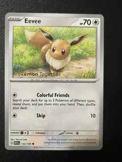 Eevee - (Pokemon Together) 133/165 Miscellaneous Cards & Products Regular - Image 1
