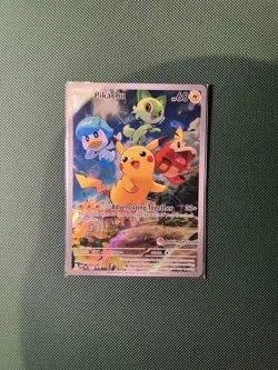 Pikachu Pokemon Center Stamped Scarlet & Violet Promo SVP 027 Sealed!!! - Image 4