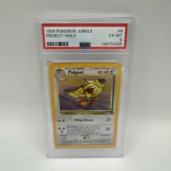PSA 6 Pidgeot 8/64 1999 Jungle Holo Rare Pokemon Card - Image 1