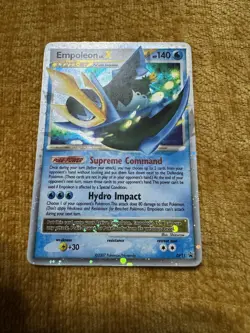 Pokemon TCG Empoleon LV.X Black Star Promotional Holo - Image 1