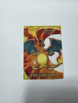 2000 Topps Pokemon TV Animation Series 2 PC3 Charizard #06 Clear Card Blue Label - Image 1