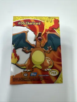 2000 Topps Pokemon TV Animation Series 2 PC3 Charizard #06 Clear Card Blue Label - Image 2