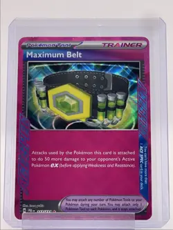 MAXIMUM BELT 2025 POKEMON PRISMATIC EVOLUTIONS ACE SPEC RARE B 117/131 Q4561 - Image 1