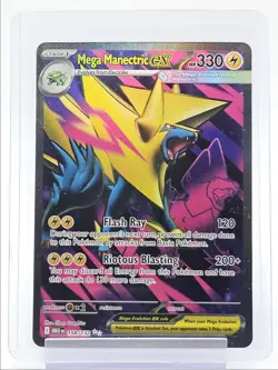 MEGA MANECTRIC EX 2025 POKEMON MEGA EVOLUTIONS ULTRA RARE 158/132 Q5677 - Image 1