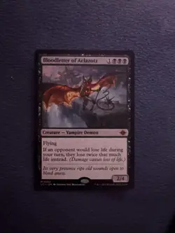 Bloodletter of Aclazotz Foil Card Magic the Gathering LCI - NM Condition - Image 1