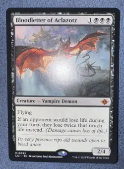 Bloodletter of Aclazotz Foil Card Magic the Gathering LCI - NM Condition - Image 4