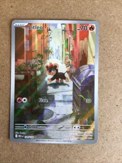 Litleo 139/132 Mega Evolution Illustration Rare Pokemon TCG NM/M - Image 1