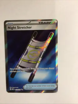 Night Stretcher 173/132 Mega Evolution Ultra Rare/Full Art Trainer Pokemon TCG - Image 1