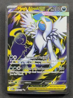 Mega Absol ex 161/132 Ultra Rare Mega Evolution Pokemon TCG - Image 1