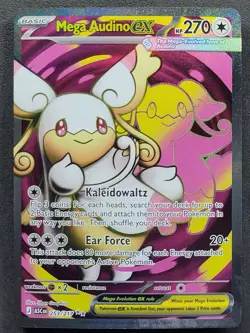 Mega Audino ex 253/217 Ultra Rare Ascended Heroes Pokemon TCG - Image 1