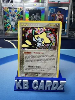 2005 Pokemon EX Deoxys Jirachi Reverse Holo #9 /107 MP - Image 1