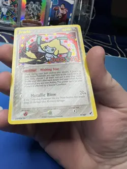 2005 Pokemon EX Deoxys Jirachi Reverse Holo #9 /107 MP - Image 3