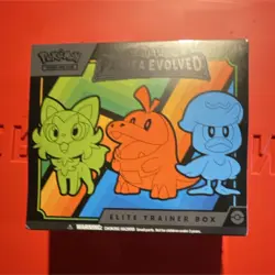 Pokemon TCG: Scarlet & Violet - Paldea Evolved Elite Trainer Box, Sprigatito - Image 1