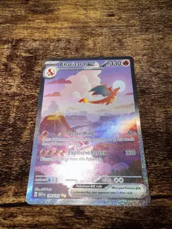 Pokemon Charizard ex 199/165 Special Illustration Rare Holo Scarlet & Violet 151 - Image 4