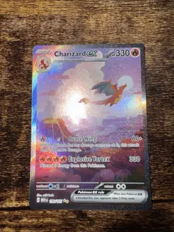 Pokemon Charizard ex 199/165 Special Illustration Rare Holo Scarlet & Violet 151 - Image 5