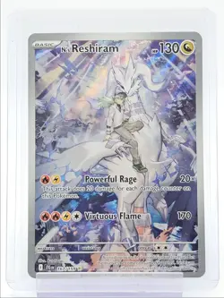 N'S RESHIRAM 2025 POKEMON JOURNEY TOGETHER ILLUSTRATION RARE A 167/159 Q5677 - Image 1