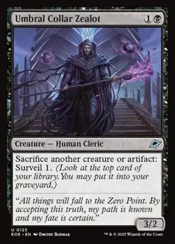 Umbral Collar Zealot - Foil EOE NM MTG - Image 1