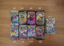 36 Pokemon TCG Booster Packs lot (assorted) - Brilliant Stars, Crown Zenith, etc - Image 1