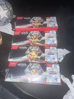 Pokemon Sam's Club Prismatic Evolutions Surprise Box + Booster Bundle Lot Of 4‼ - Image 1