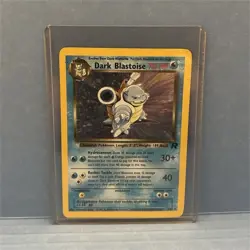 Pokemon The Pokemon Company Dark Blastoise 3/82 Team Rocket 70 HP Holo Rare - Image 1