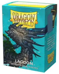 Matte Dual Lagoon Case Display Dragon Shield Standard Size Sleeves - 10 Packs - Image 1