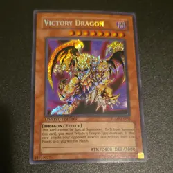 Konami Victory Dragon Effect Holo JUMP-EN011 Yu-Gi-Oh! TCG - Image 1