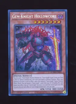 Secret Rare Gem-Knight Hollowcore BLMM-EN022 NM 1st Edition Yugioh - Image 1