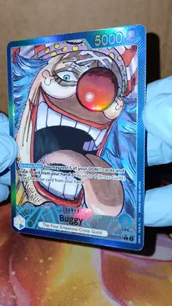 Buggy OP09-042 Leader Parallel One Piece Card Emperors in the New World English - Image 2