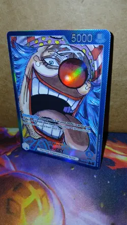 Buggy OP09-042 Leader Parallel One Piece Card Emperors in the New World English - Image 4