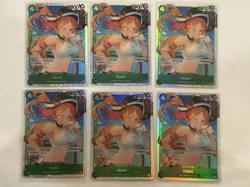 One Piece OP14-031 Nami SR 6 Cards Lot English - Image 1