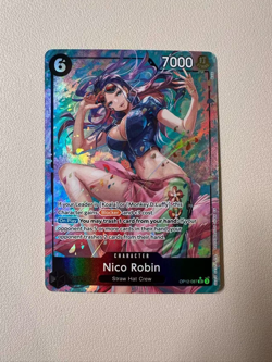 2025 One Piece English OP12-087 Nico Robin SR Alt Art!!!! - Image 1