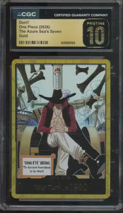 2026 One Piece The Azure Sea's Seven Gold Don! Pristine CGC 10 - Image 1