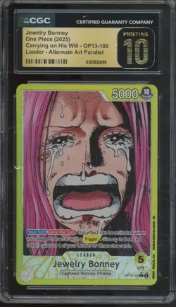 2025 One Piece Carrying On His Will Leader Jewelry Bonney Pristine CGC 10 - Image 1