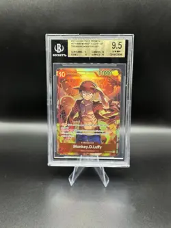 BGS 9.5 Monkey.D.Luffy SR ST10-006 Treasure Booster Set - Image 1