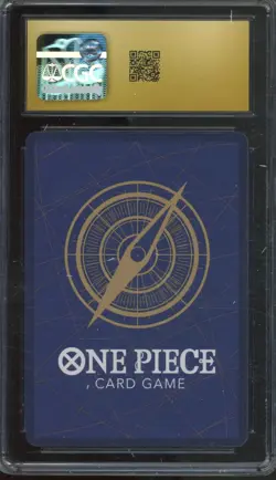 2025 One Piece Premium Booster Vol 2 Super Rare Trafalgar Law Pristine CGC 10 - Image 2