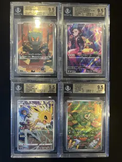 BGS 9.5 Pokemon Card 151 Japanese Ar Art Rare 4Card Set Bulk Charizard CHR - Image 1