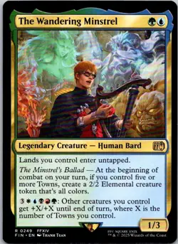 Magic the Gathering The Wandering Minstrel FINAL FANTASY MTG Free Shipping! - Image 1