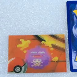 Pokemon Vintage Japanese Meiji 3D Lenticular Card - Koffing Weezing #2720 - Image 1