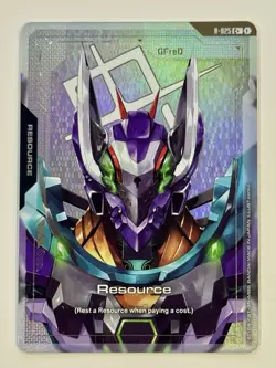 GUNDAM CARD GAME RESOURCE CARD - GFreD R-025 C+ FOIL - GD03 STEEL REQUIEM - Image 1
