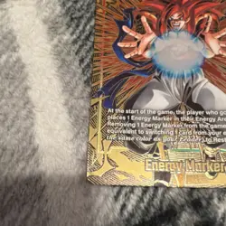 Bandai Dragon Ball Super Card Game Foil Energy Marker SSJ4 Gogeta E-130 - Image 2