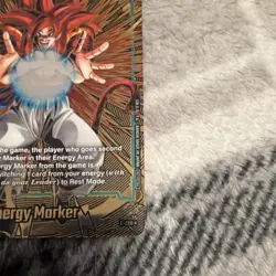 Bandai Dragon Ball Super Card Game Foil Energy Marker SSJ4 Gogeta E-130 - Image 3
