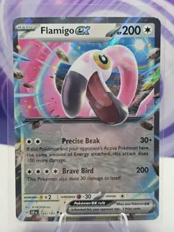 Flamingo Ex 160/191 Double Rare Holo Pokemon TCG Surging Sparks Card NM - Image 1