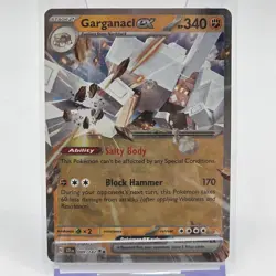 Pokemon Garganacl ex 089/142 Stellar Crown Double Rare Holo Fighting Card - Image 1