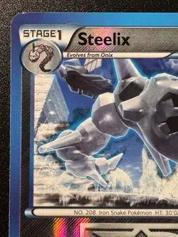 Steelix 79/116 B&W Plasma Freeze Pokemon Card Reverse Holo Foil Rare Near Mint - Image 3