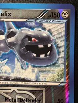 Steelix 79/116 B&W Plasma Freeze Pokemon Card Reverse Holo Foil Rare Near Mint - Image 4