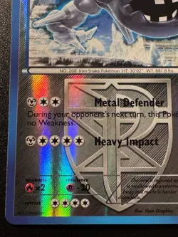 Steelix 79/116 B&W Plasma Freeze Pokemon Card Reverse Holo Foil Rare Near Mint - Image 5