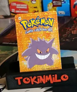 Gengar Nintendo - 2000 Pokemon Vending Machine Prism Sticker Card NM - Image 1