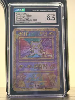Pokemon Movie 2000 Ancient Mew Holo Black Star Promo Card CGC 8.5 UK SELLER - Image 1